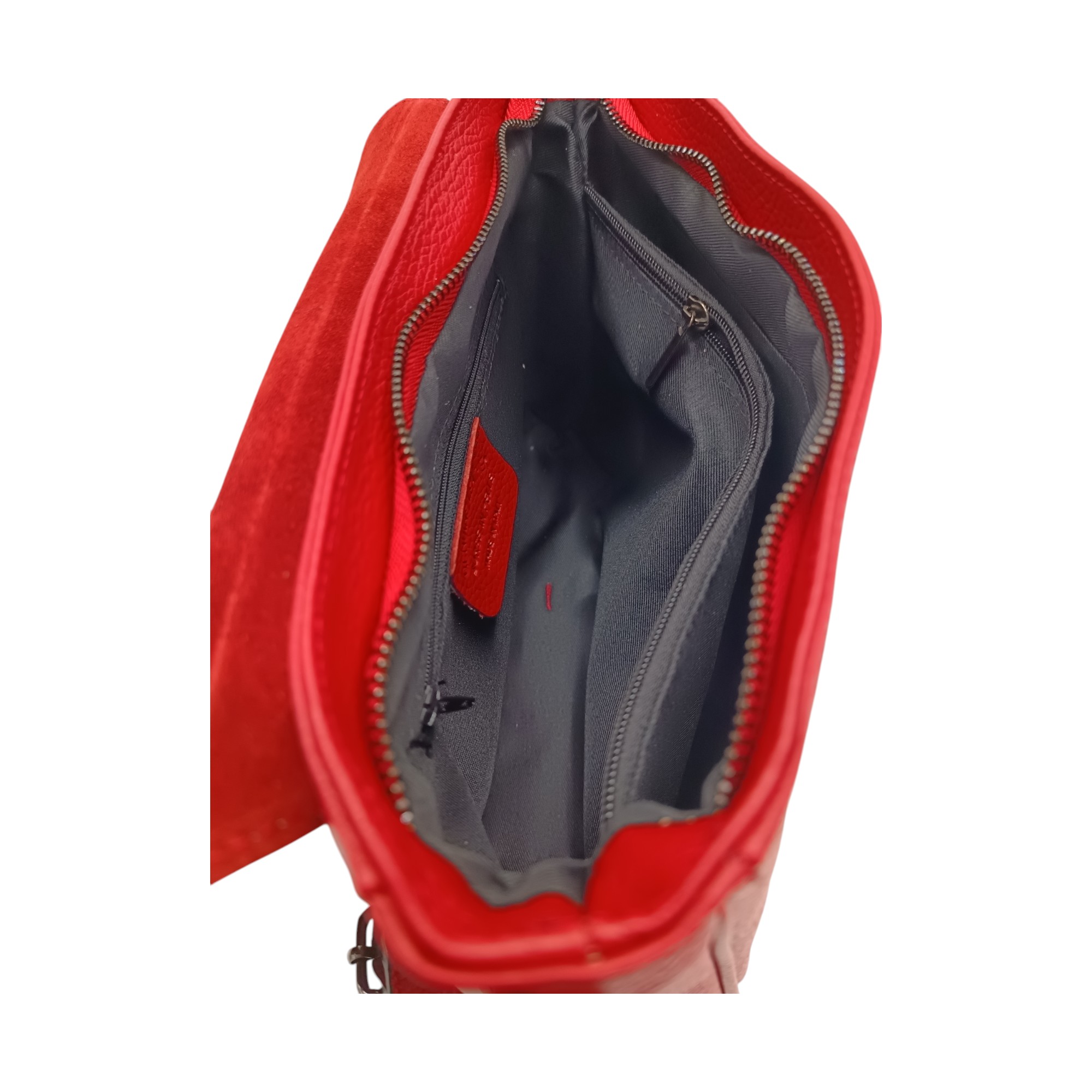 Geantă Damă Crossbody Belle Monique ED26– Piele Naturală Made in Italy, diferite culori