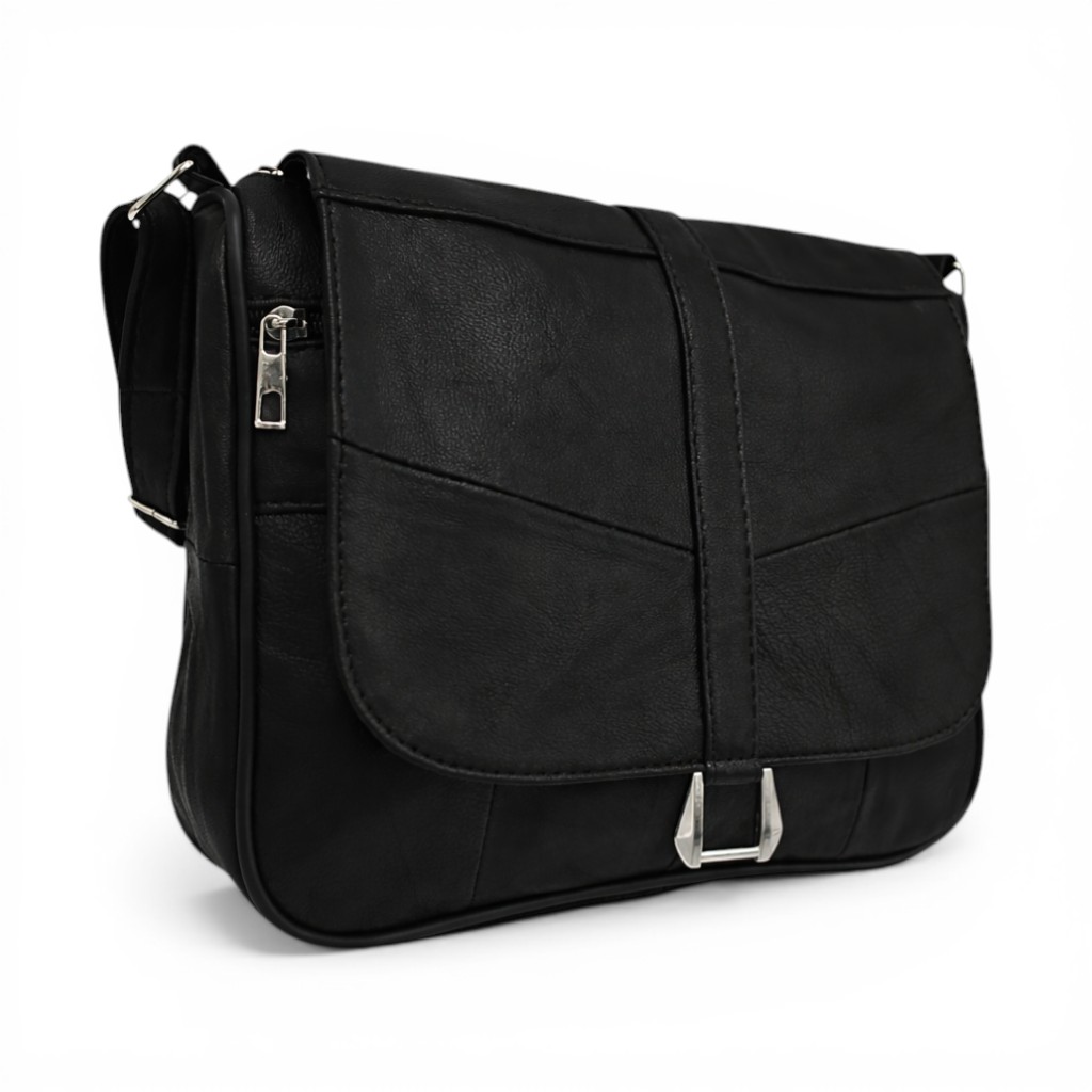 Geanta dama, piele naturala, culoare negra R45-N1 (2) Geanta Dama, Piele Naturala, Lucia R45-Uni, diferite culori