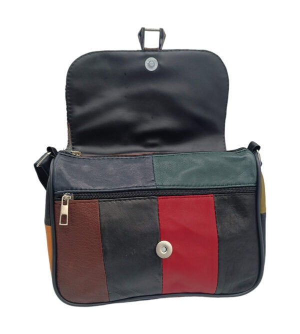 Geanta Dama Unicat mini Lucia R41-AF, Piele Naturală, Multicolor, 23 cm x 7.5 cm x 18 cm, diferite culori