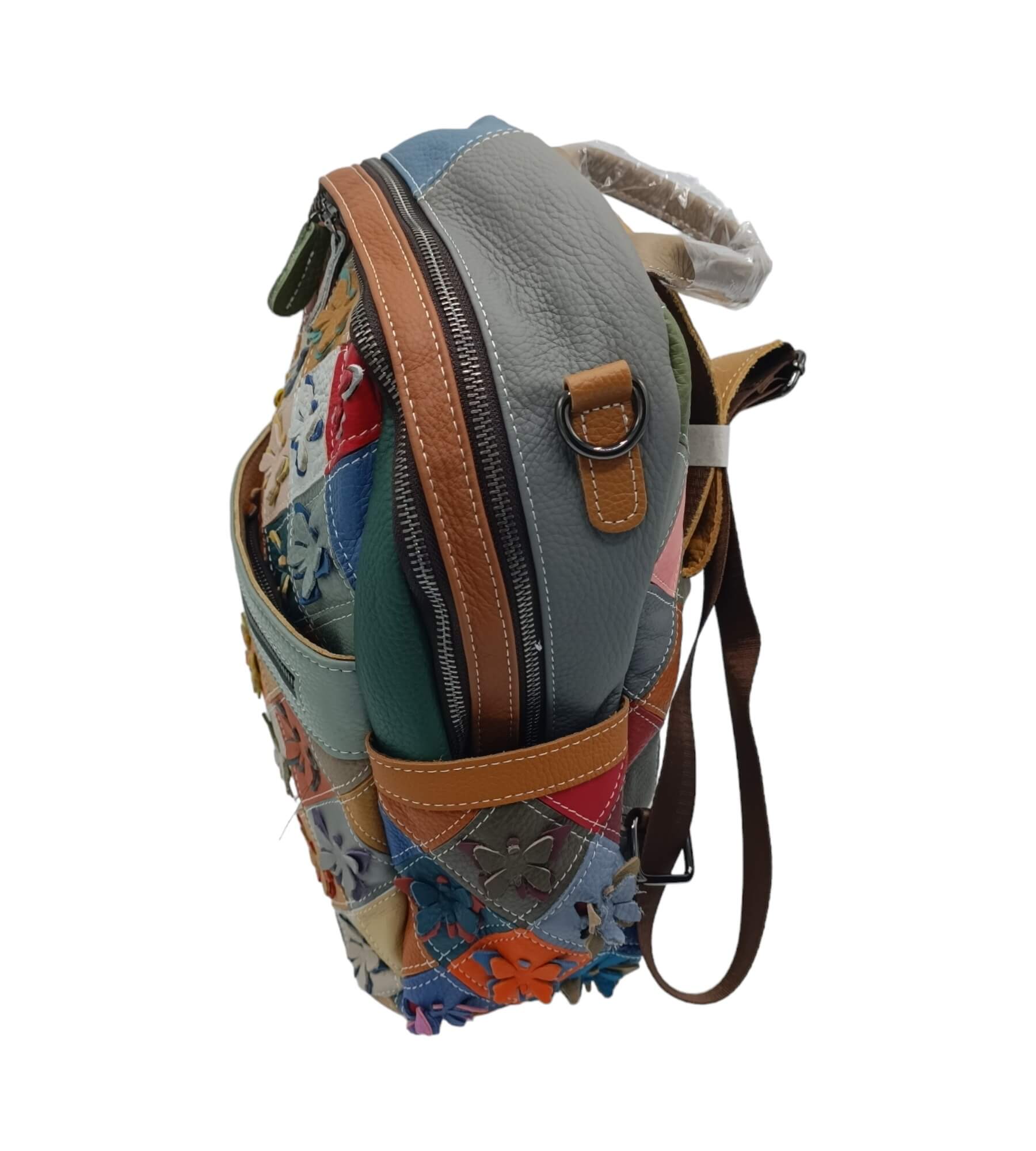 Rucsac Dama Piele Naturala Multicolor Jasmine