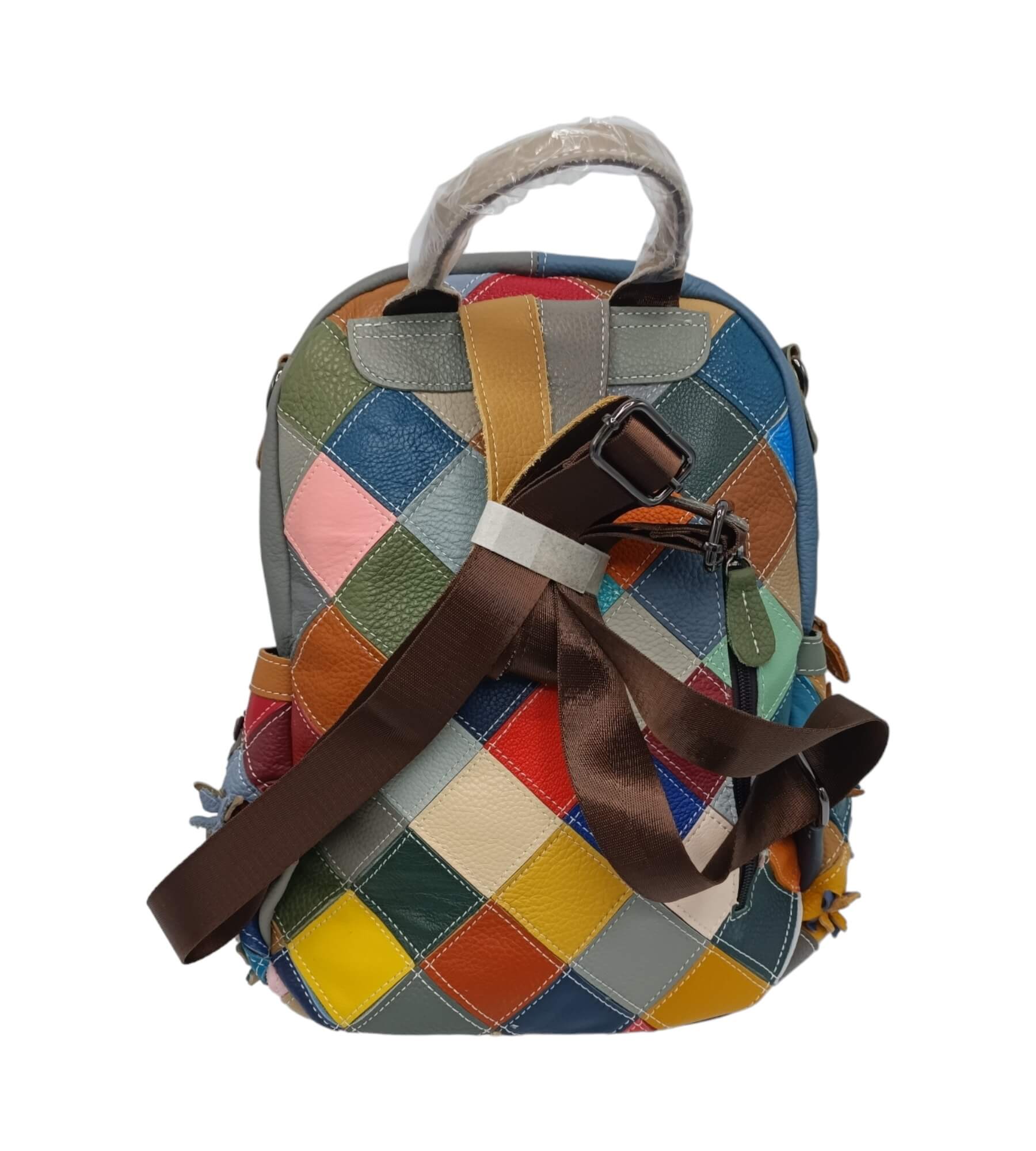 Rucsac Dama Piele Naturala Multicolor Jasmine