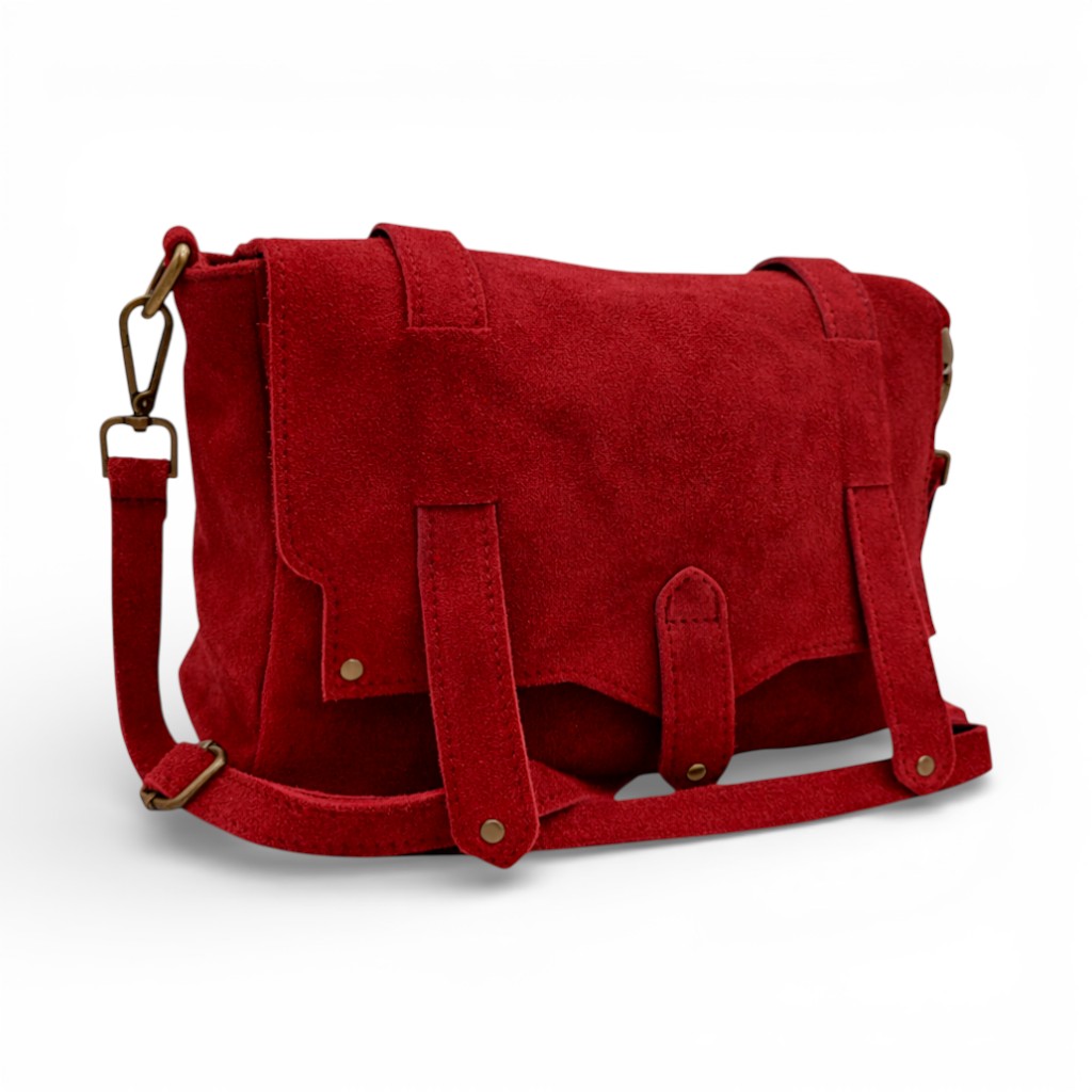 Geanta Belle Monique ME25, Piele Naturala Suede Italia, diferite culori