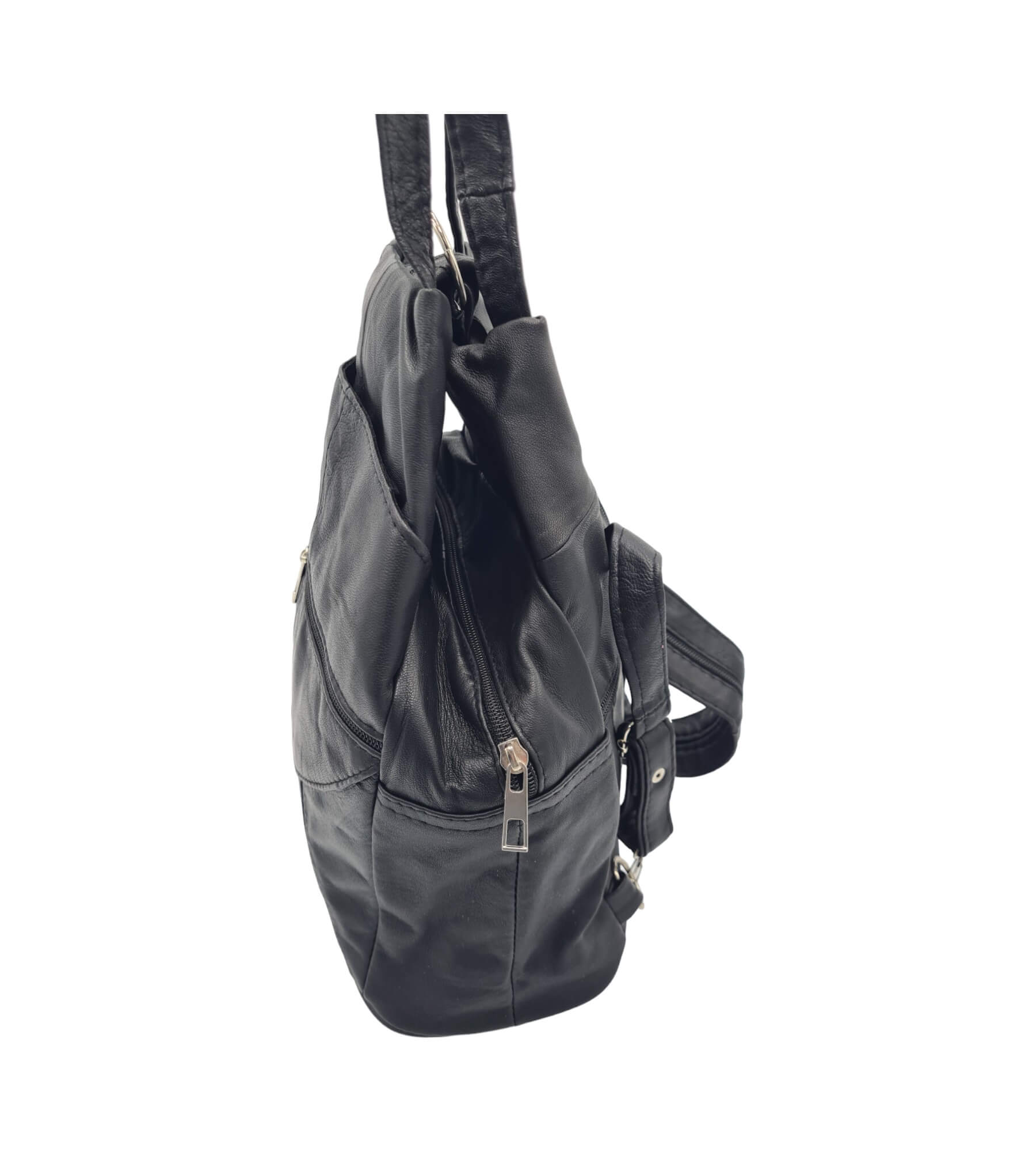 Rucsac Dama Piele Naturala Negru R60