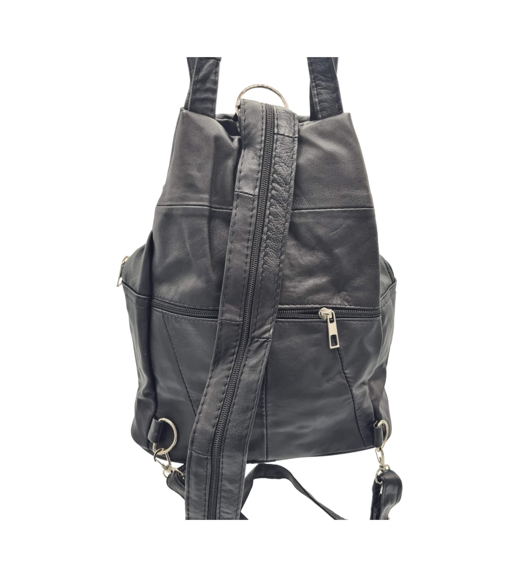 Rucsac Dama Piele Naturala Negru R60