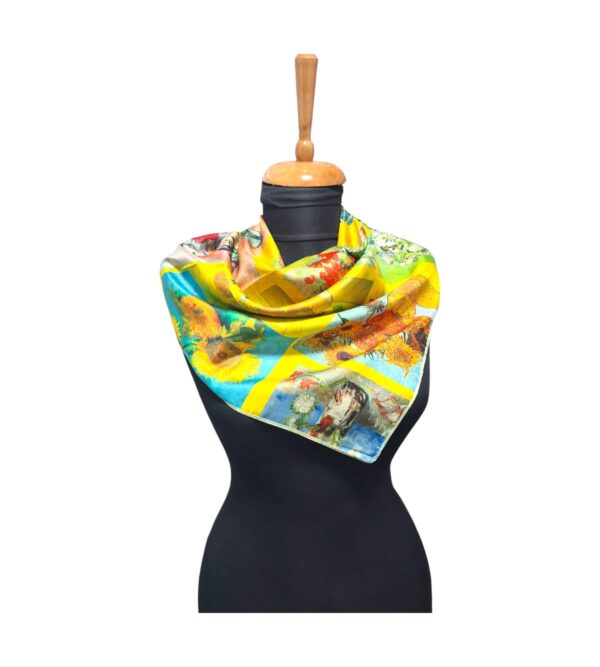 Esarfa/ Batic cu 2 fețe – Matase 100%, 70 x 70 cm, model ESF9-A, diferite culori