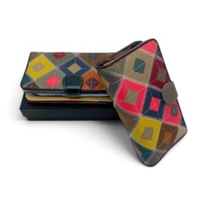 Portofel Dama Piele Naturală Ivy 15303, Multicolor