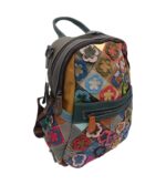 Rucsac Dama Piele Naturala Multicolor Jasmine