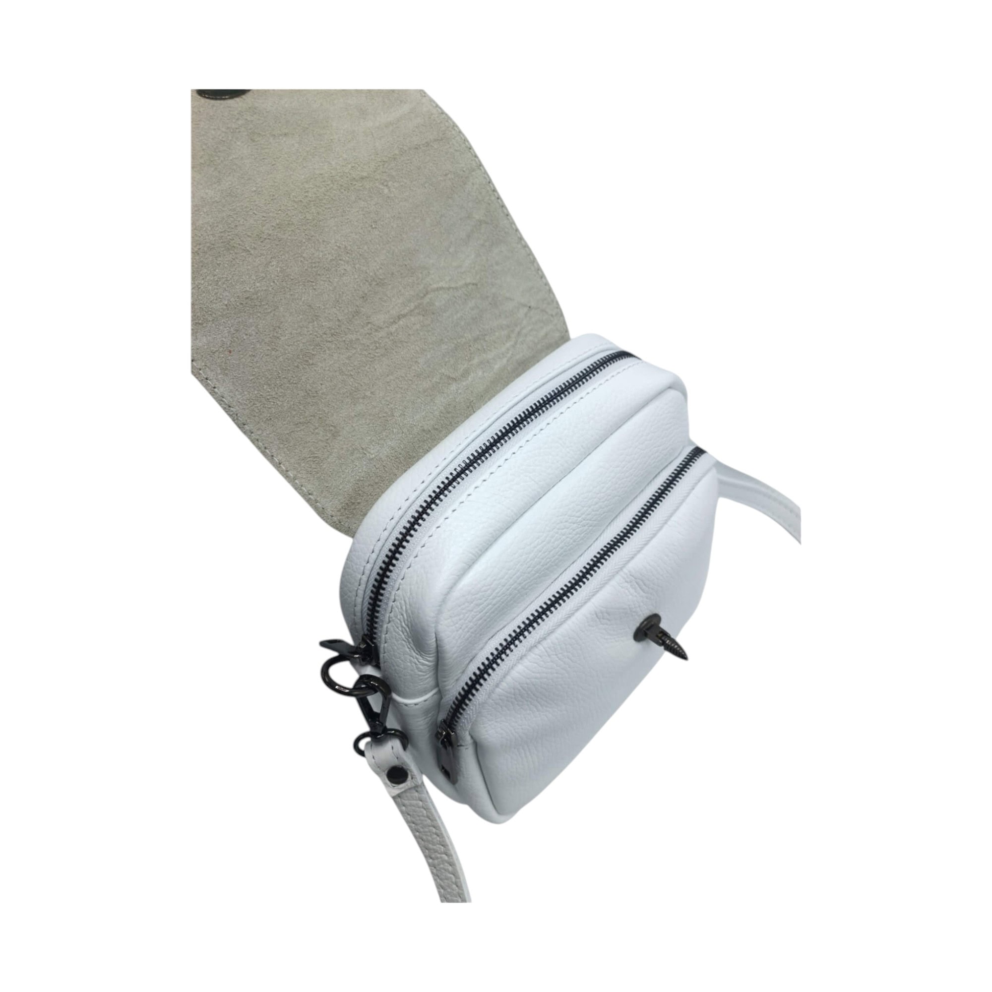 Geanta Belle Monique MP135, Piele Naturala Italia, culoare Rosu