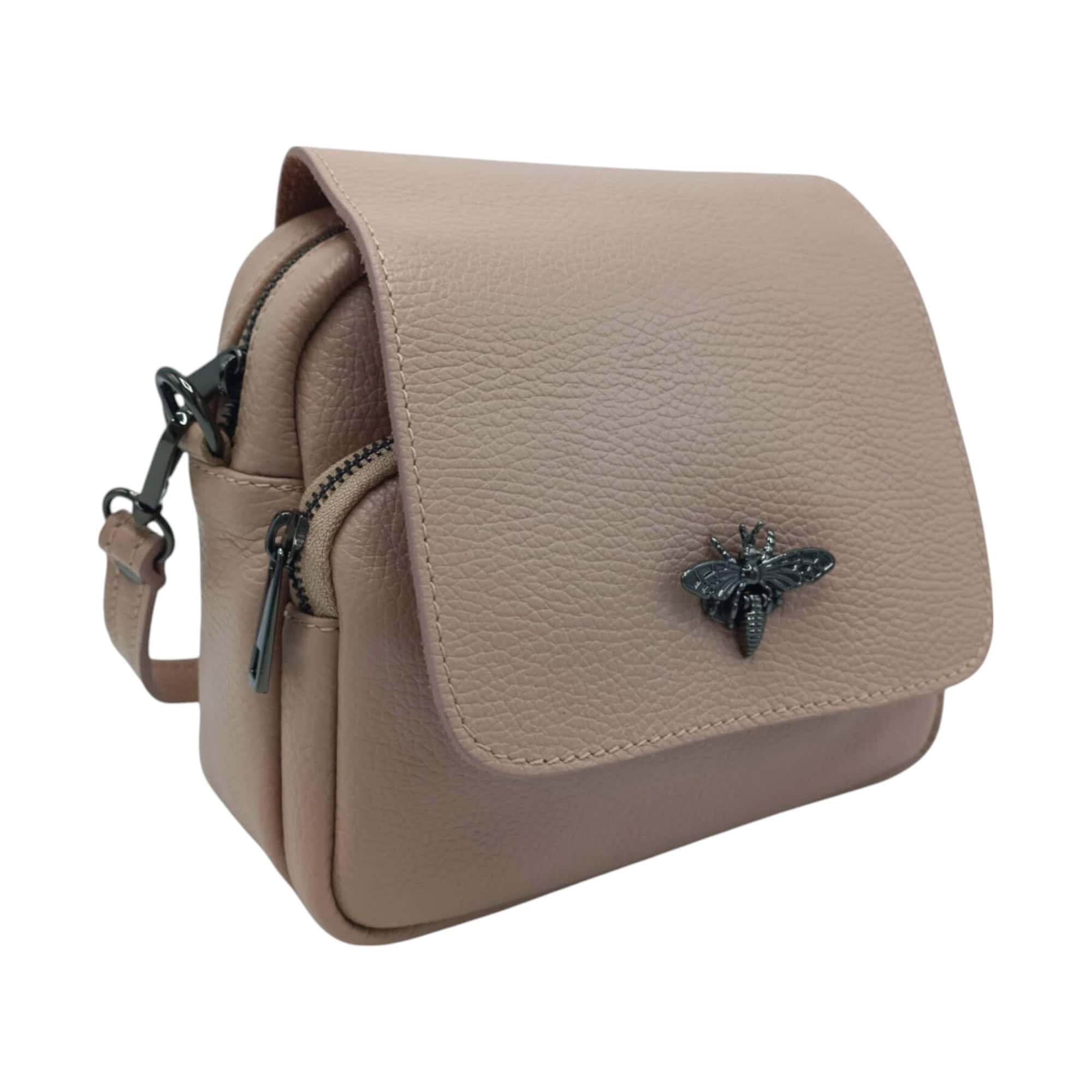 Geanta crossbody, piele naturala