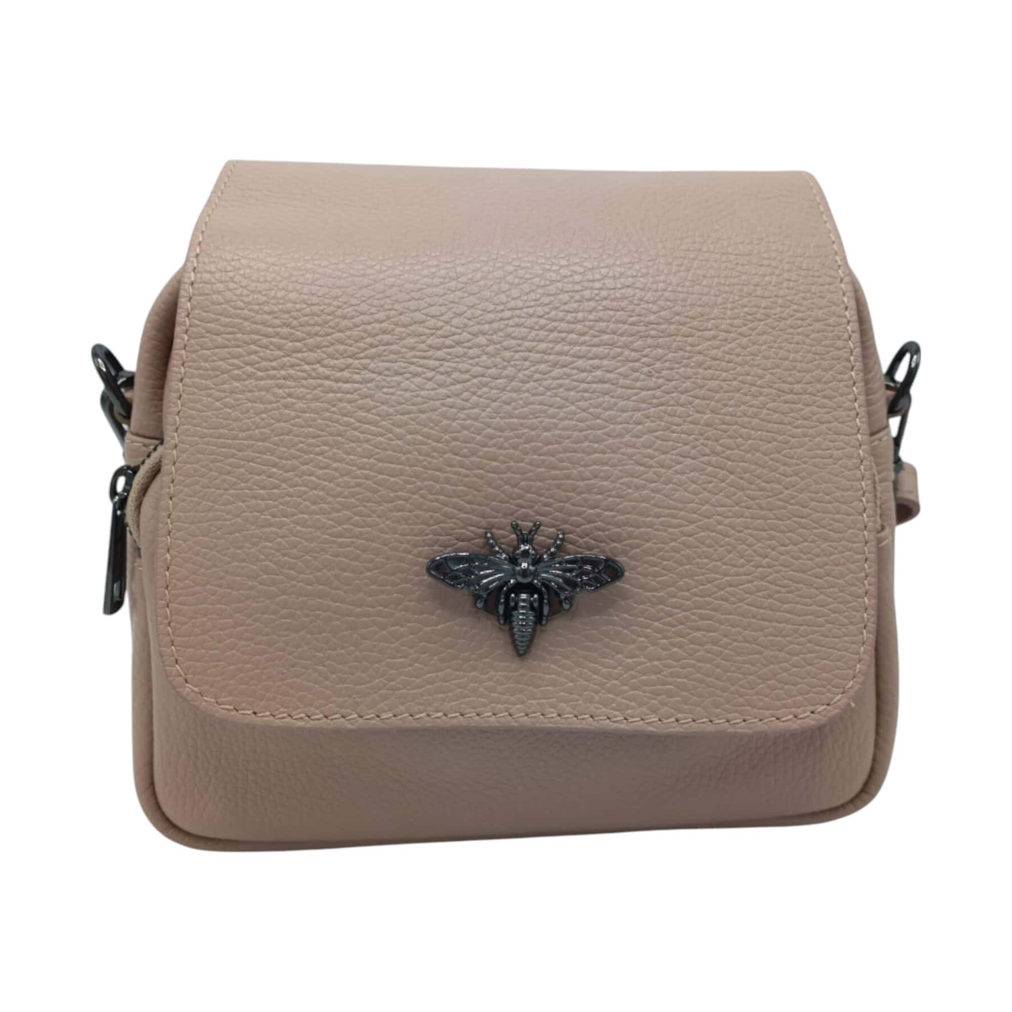 Geanta Belle Monique MP135, Piele Naturala Italia, culoare Rosu