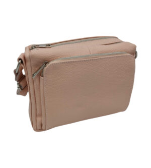 Geantă mică din piele naturală crossbody, potrivită pentru femei active și elegante