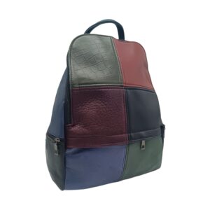 Rucsac Dama, piele naturala, multicolor, R80-24-