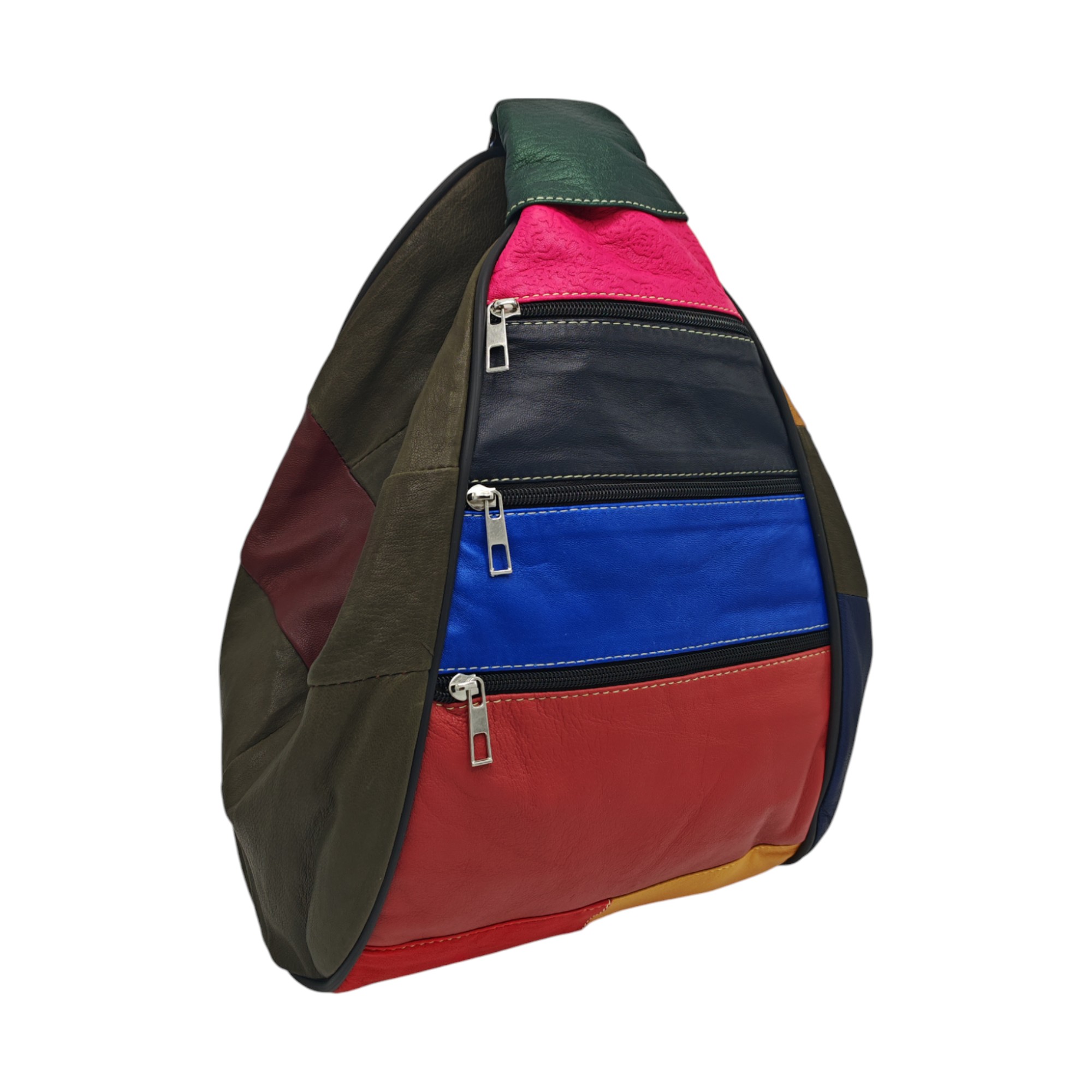 Rucsac dama, piele naturala Amelia-multicolor, R50-54-