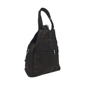 Rucsac dama, piele naturala R60-N2 (negru)