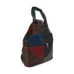 Rucsac dama, piele naturala multicolor R60-116-