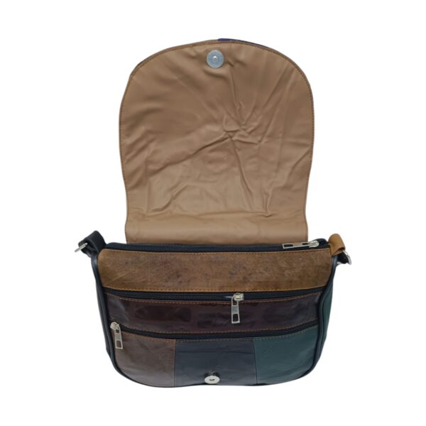 Geanta Dama Unicat Grande Lucia R46, Piele Naturală, Multicolor