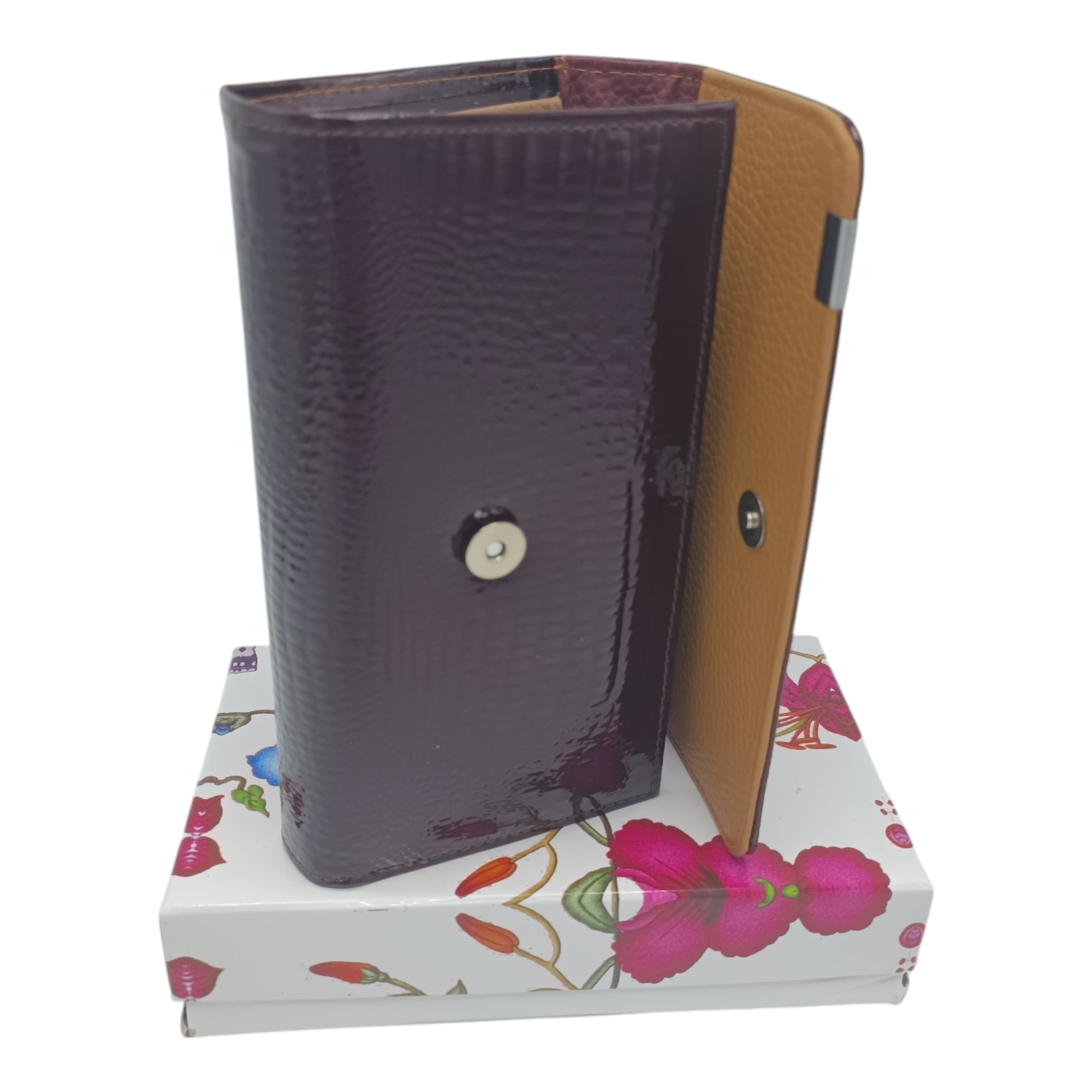 Portofel din piele naturală pentru damă – Ivy Glam -15143-Bordo- (12) Portofel din piele naturală pentru damă – Ivy Glam -15143-, diferite culori