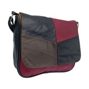 Geanta dama, piele naturala, crossbody, multicolor, R45-C42-