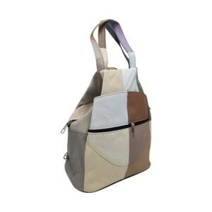 Rucsac dama, piele naturala multicolor R60-22-