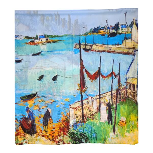 Eșarfă Artis 8101 - Peisaje Picturale, 50% Mătase & 50% Vîscoză, dimensiune 180x68cm, diferite modele