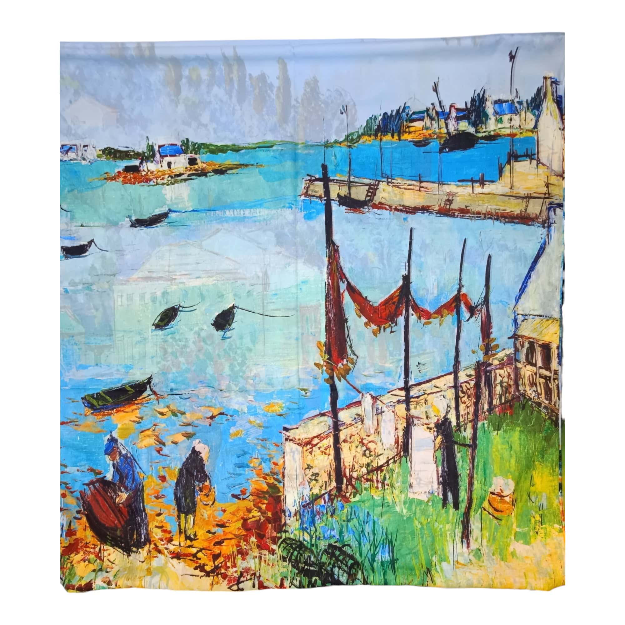 Eșarfă Artis 8101 - Peisaje Picturale, 50% Mătase & 50% Vîscoză, dimensiune 180x68cm, diferite modele