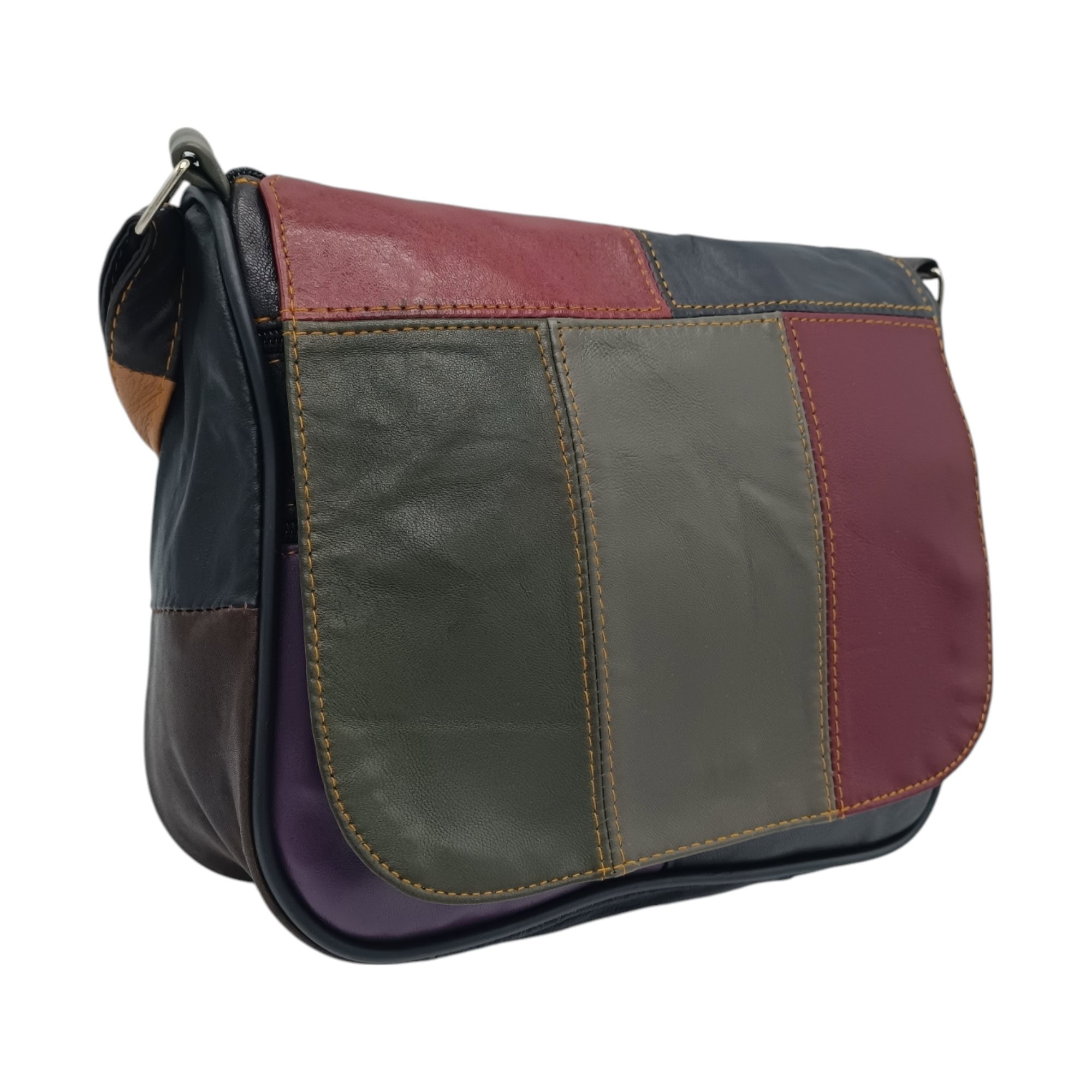 Geanta dama - crossbody, piele naturala, Lucia ABS - R45, diferite culori