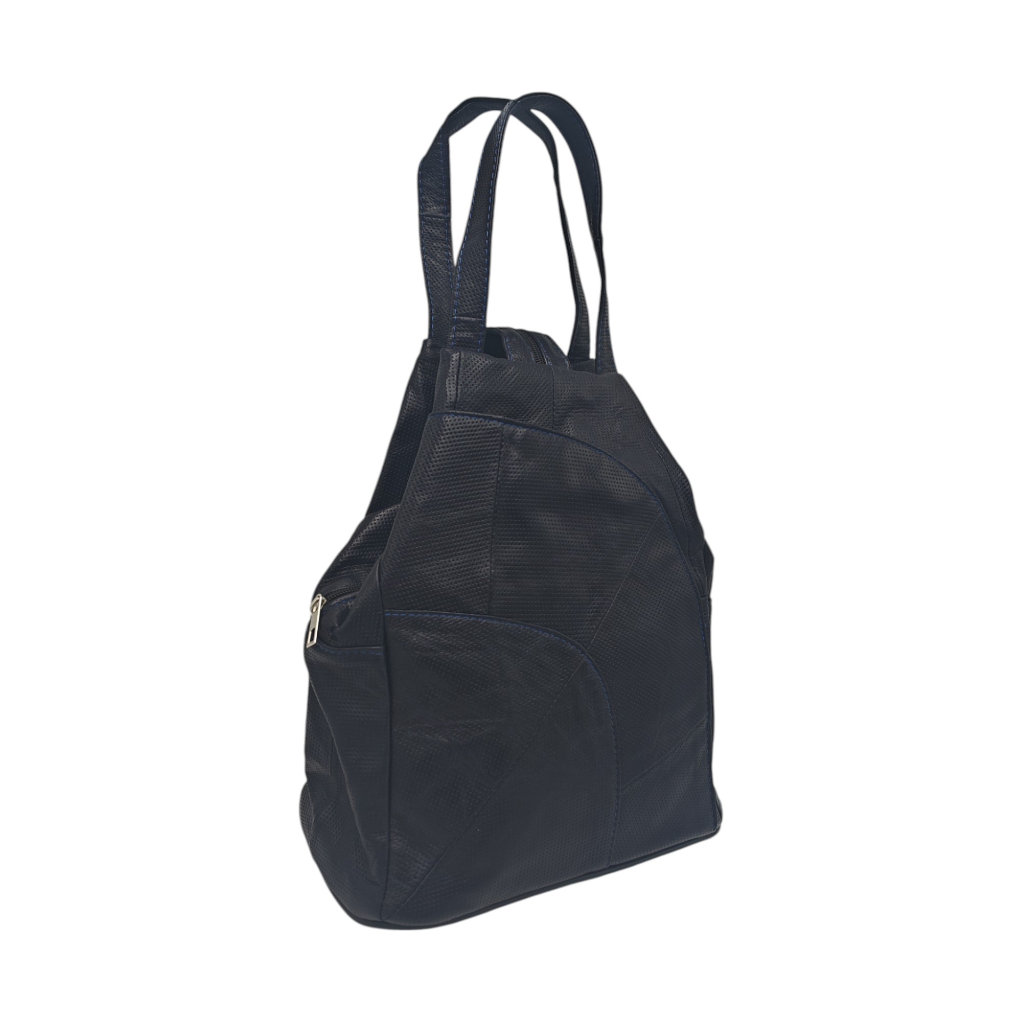 Rucsac dama, piele naturala, R60-BP- (bleumarin)