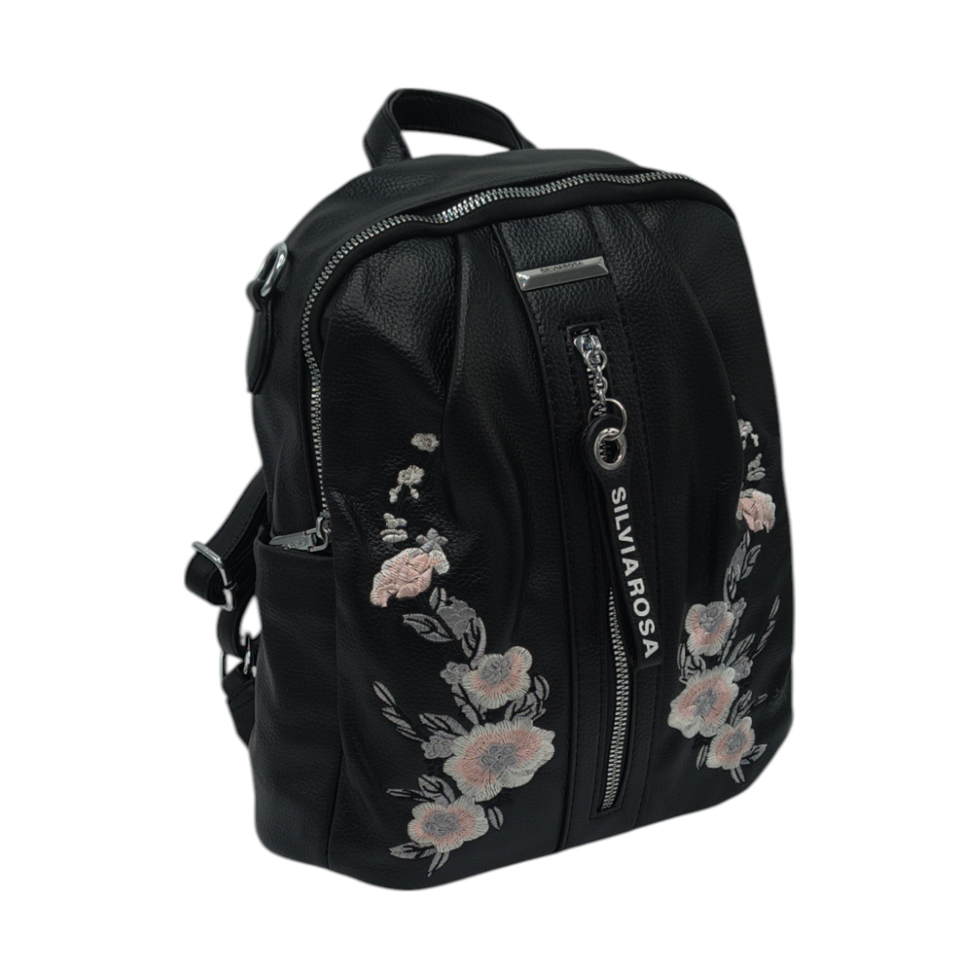 Rucsac dama, Silvia Rosa SR-6027 Negru
