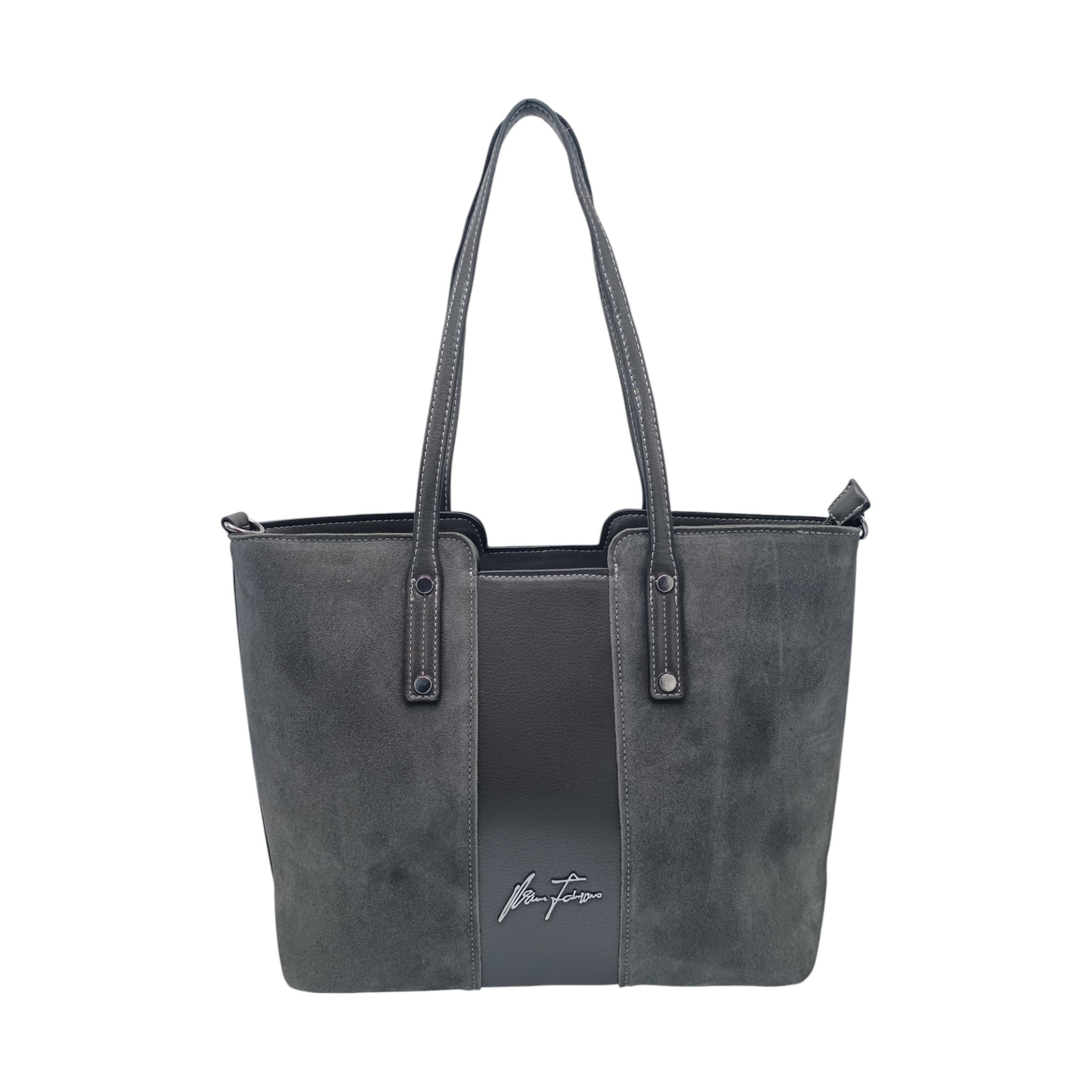 Geantă damă, Velina Fabbiano VF-8143, culoare Gri