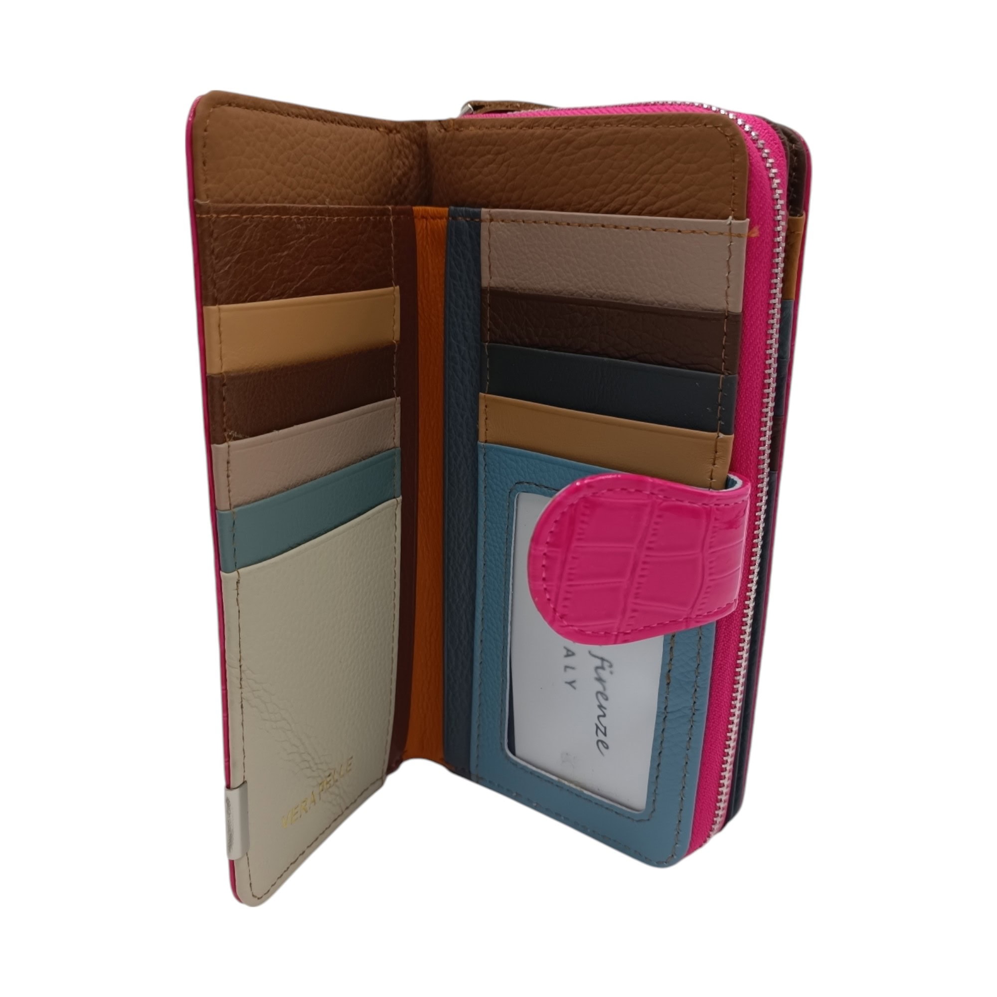 Portofel damă din piele naturală lăcuită – Ivy 2563, diferite culori