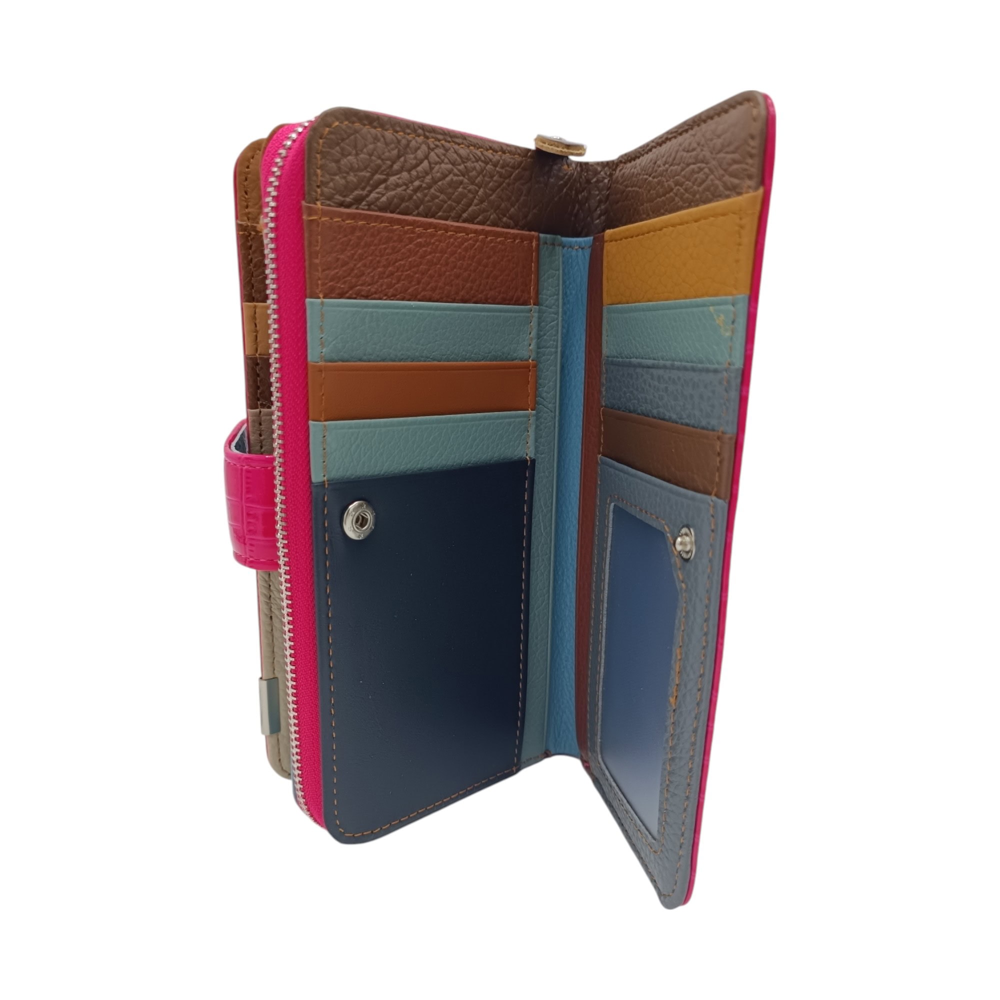 Portofel damă din piele naturală lăcuită – Ivy 2563, diferite culori