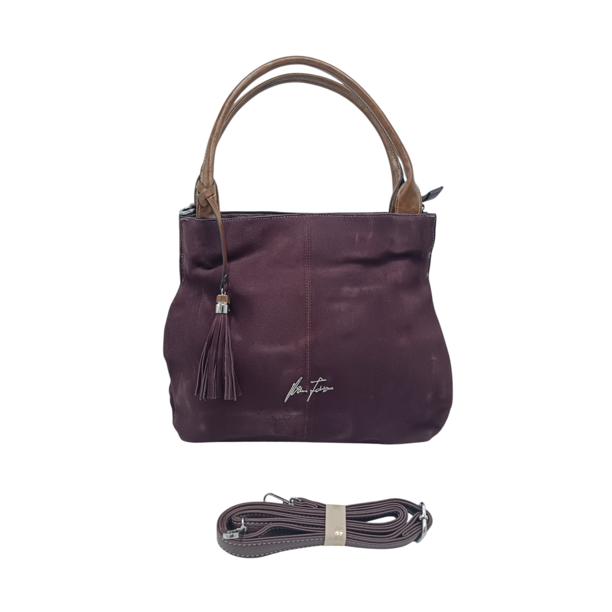 Geantă damă, Velina Fabbiano VF-8239, culoare Coffee