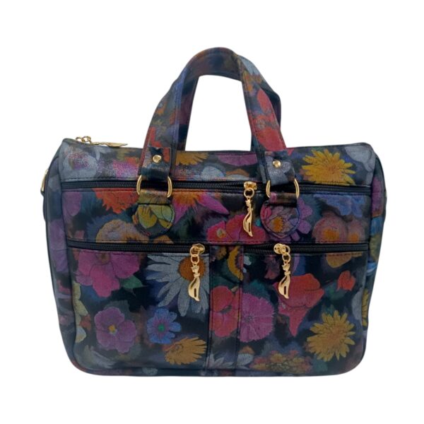 Geantă damă din piele naturală multicoloră Celeste – Model YG110-1