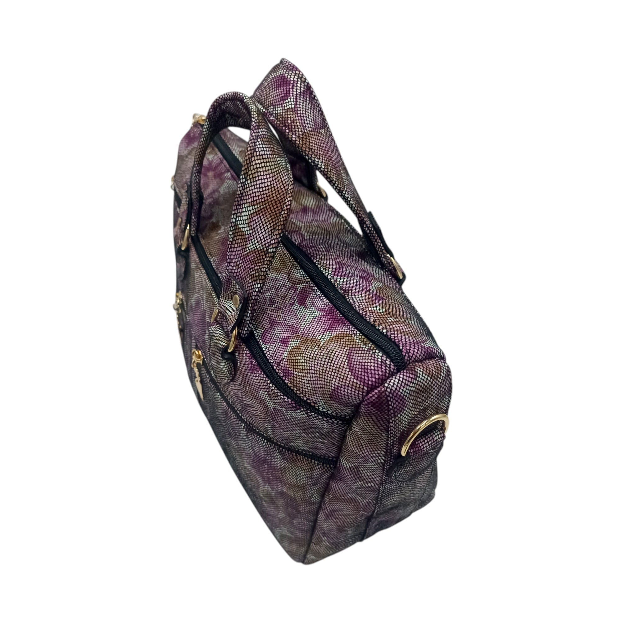 Geantă damă din piele naturală multicoloră Celeste – Model YG110-2