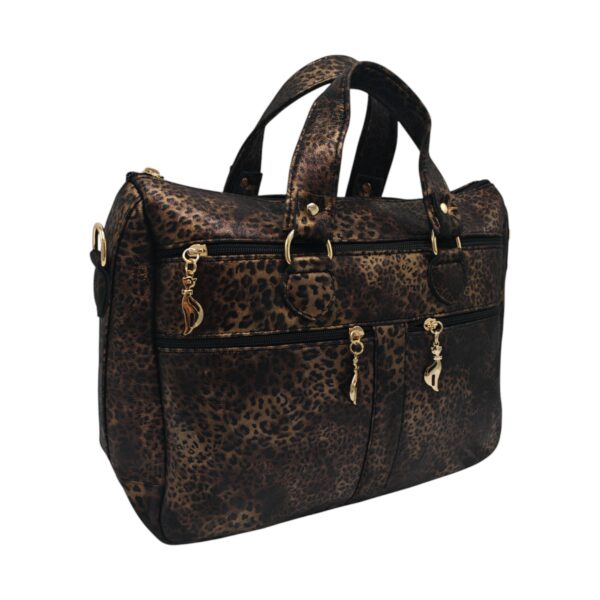 Geantă damă din piele naturală multicoloră Celeste – Model YG110-3