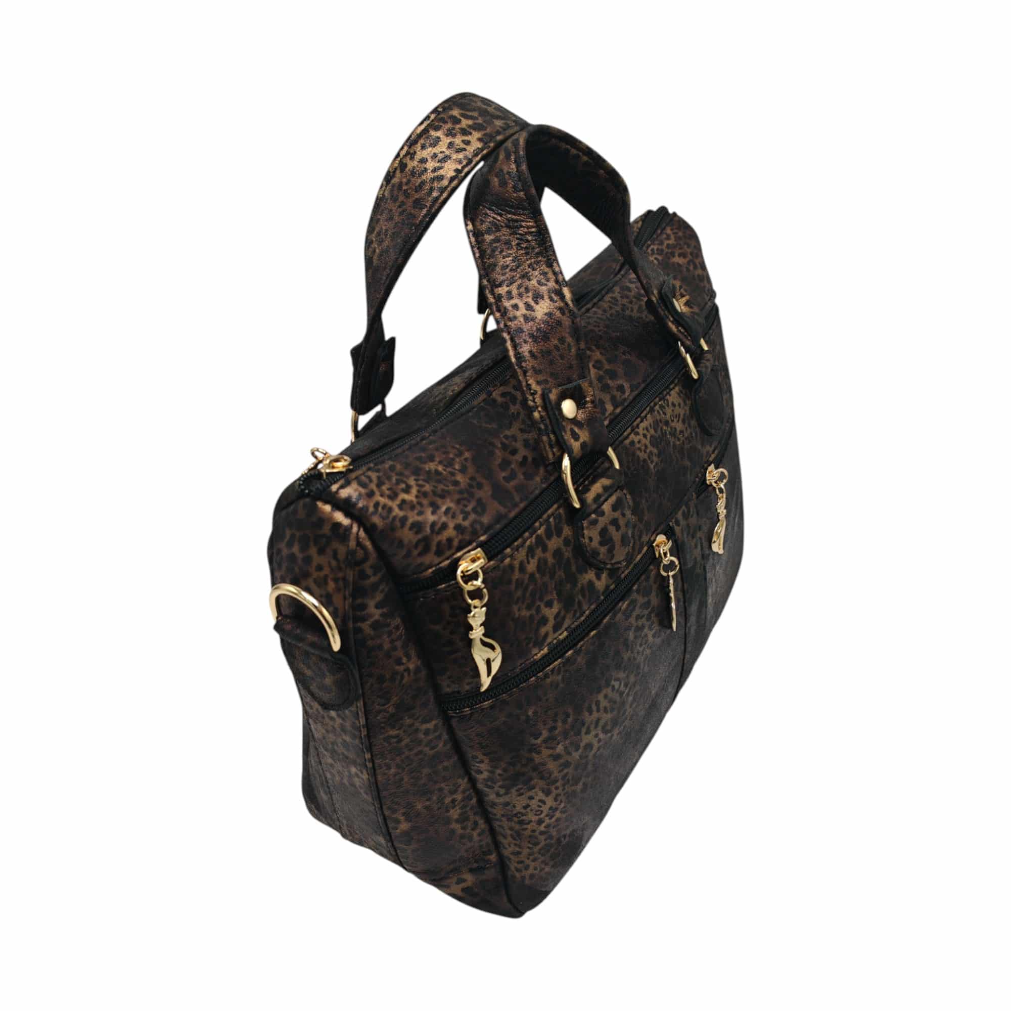 Geantă damă din piele naturală multicoloră Celeste – Model YG110-3