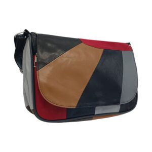 Geanta Dama Unicat Lucia R45X-31, Piele Naturală, Multicolor