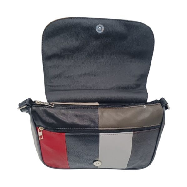 Geanta Dama Unicat Lucia R45X-31, Piele Naturală, Multicolor