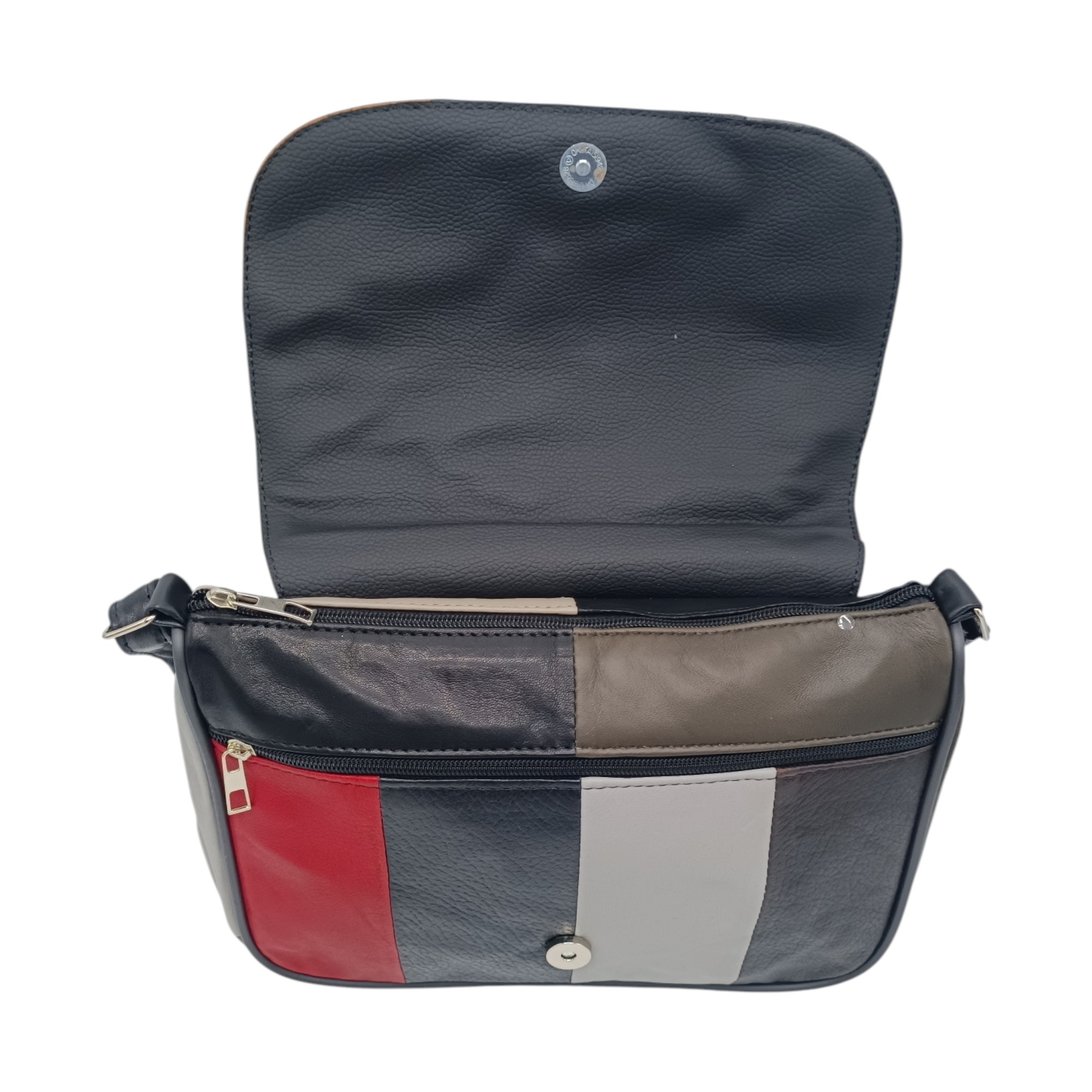 Geanta Dama Unicat Lucia R45X-31, Piele Naturală, Multicolor