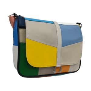 Geanta Dama Unicat-tip postas Lucia R45-AVA, Piele Naturală, Multicolor, diferite culori