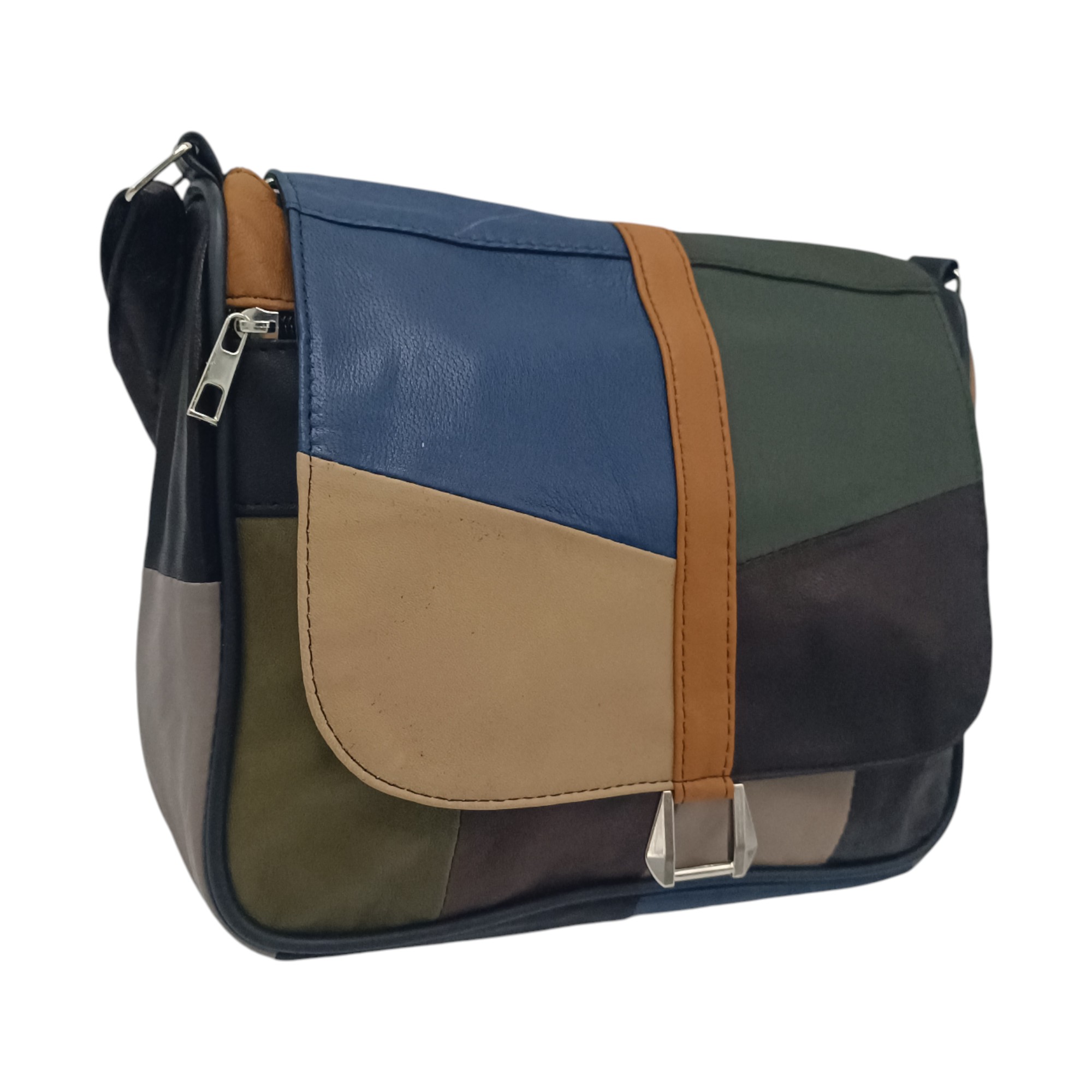 Geanta Dama Unicat Lucia R45-B, Piele Naturală, Multicolor, diferite culori