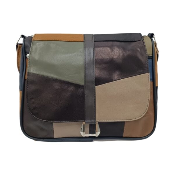 Geanta Dama Unicat Lucia R45-485, Piele Naturală, Multicolor