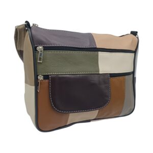 Geanta Dama Unicat Lucia R45-FK, Piele Naturală, Multicolor, diferite culori