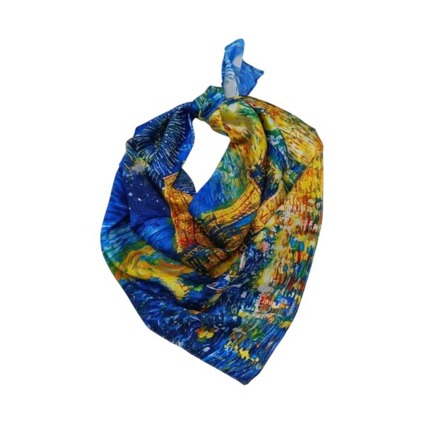 Batic Damă Artistic 70×70 cm - La Tour Dorée (2024-4#7) | Cutie Cadou