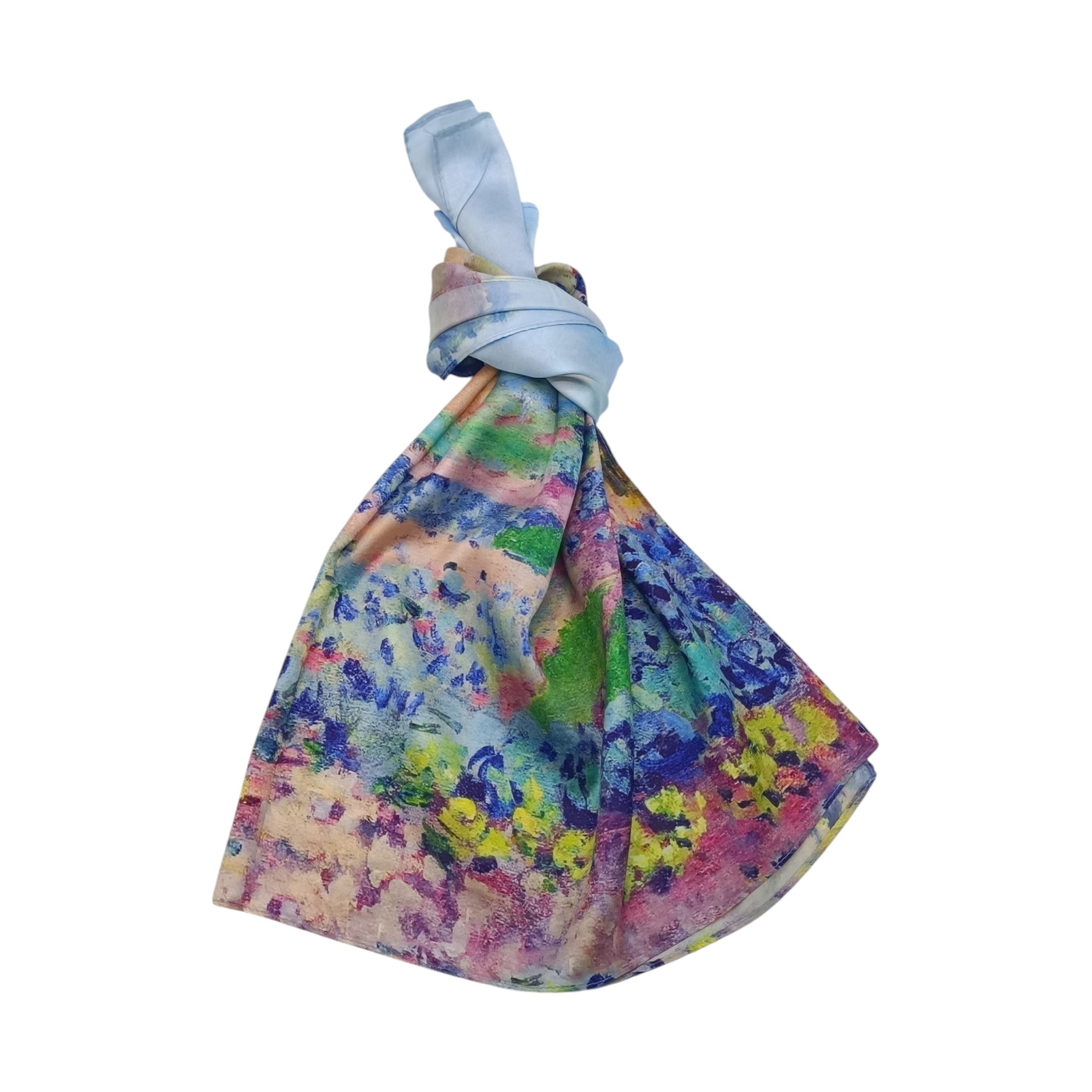 Batic Damă Artistic 70×70 cm – Champ de Lumière (2024-4#8) (4) Batic Damă Artistic 70×70 cm – Champ de Lumière (2024-4#8)