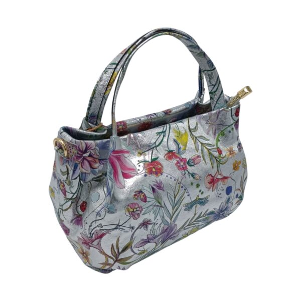 Geantă damă din piele naturală Belle Monique Flower -6162F-, diferite culori