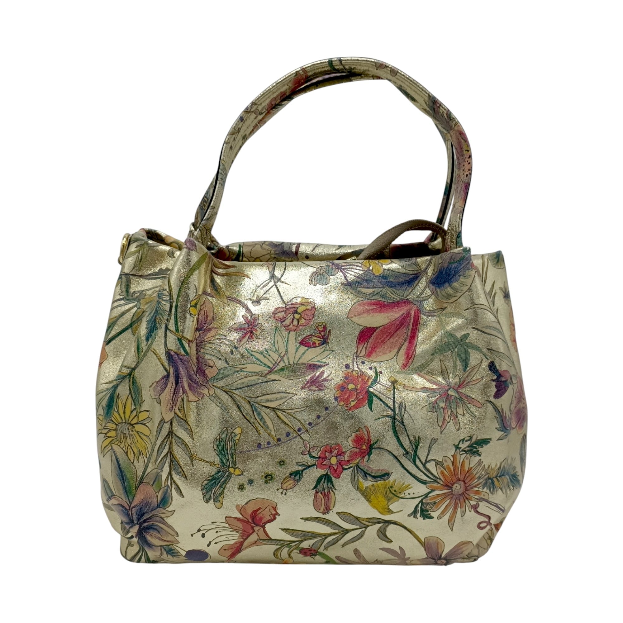 Geantă damă din piele naturală Belle Monique Flower -6162F-, diferite culori