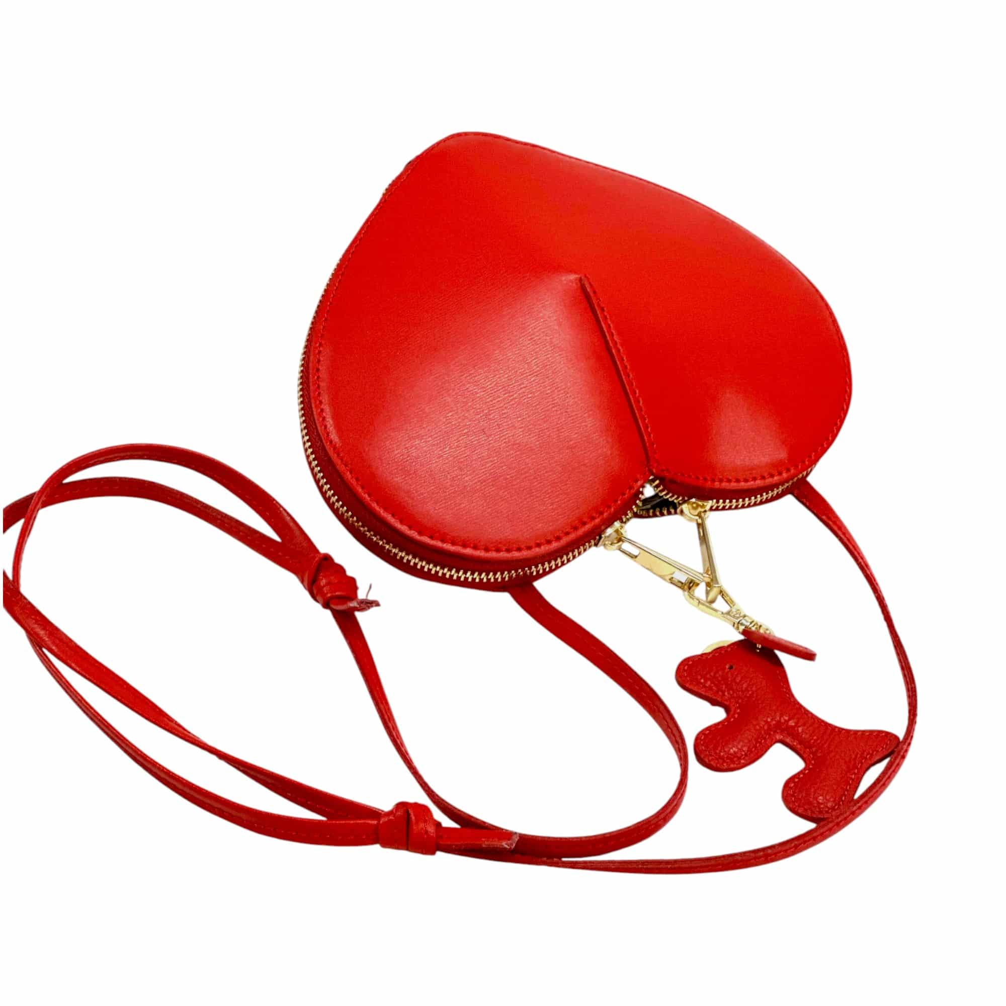 Geantă damă din piele naturală Élise Heart 622 – eleganță italiană într-o formă romantică