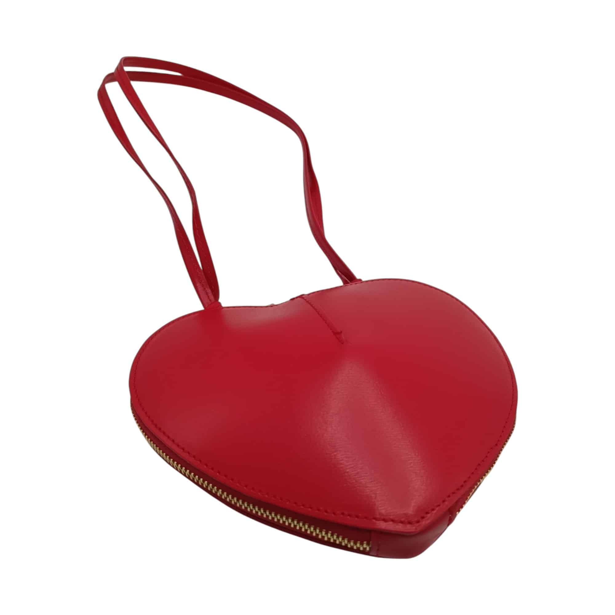 Geantă damă din piele naturală Élise Heart 622 – eleganță italiană într-o formă romantică
