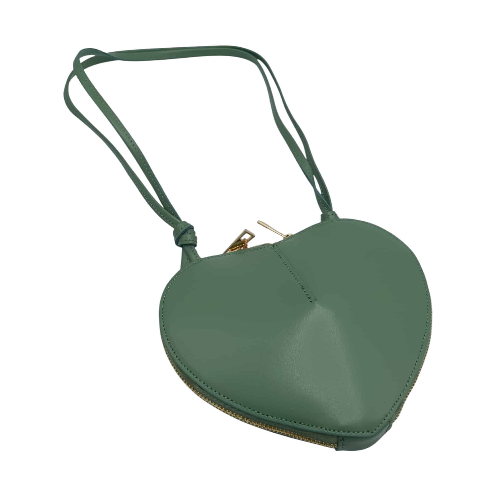 Geantă damă din piele naturală Élise Heart 622 – eleganță italiană într-o formă romantică